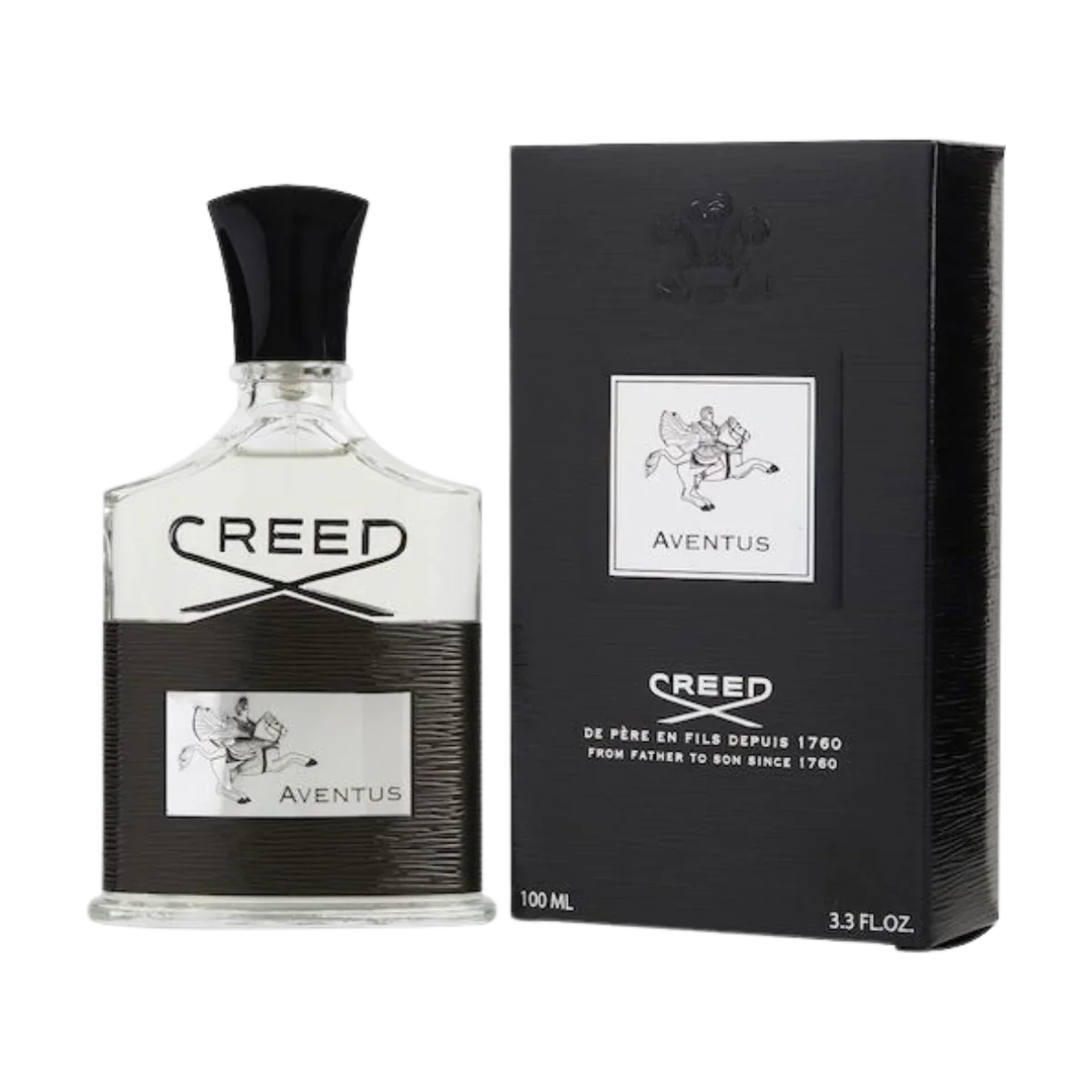 Combination of 5 men's perfumes – Dior, Creed Aventus, Chanel, Sauvage and Armani