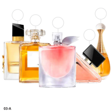 Combination of 5 women's perfumes – YSL, Chanel Nº5, La Vie, Prada and J'adore