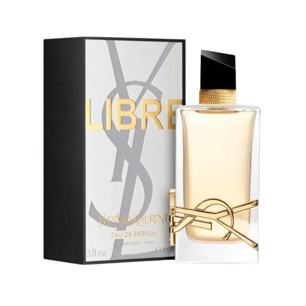 Combination of 5 women's perfumes – YSL, Chanel Nº5, La Vie, Prada and J'adore